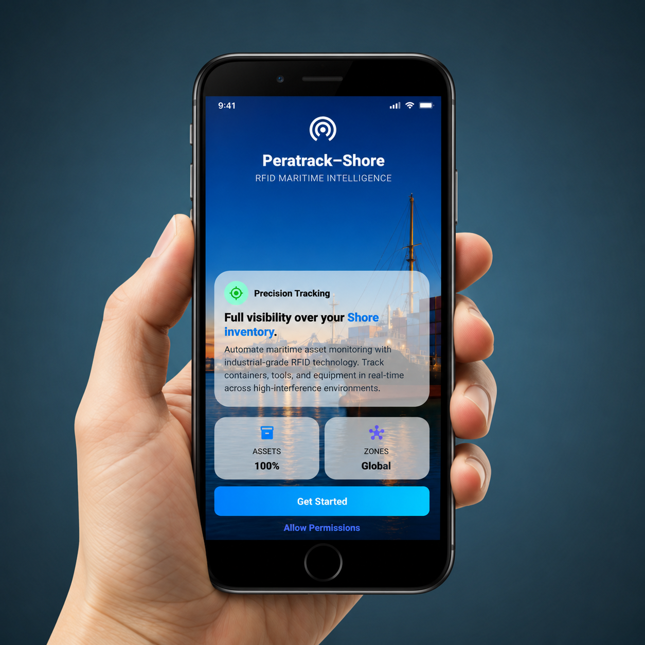 PeraTrack Marine maritime asset tracking app